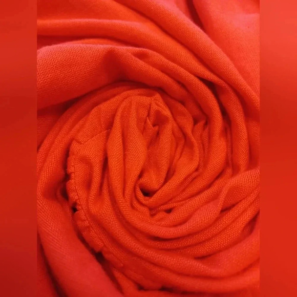 Japna NWT Linen Blend Orange Sleeveless Midi Dress Size S/P - Picture 6 of 8